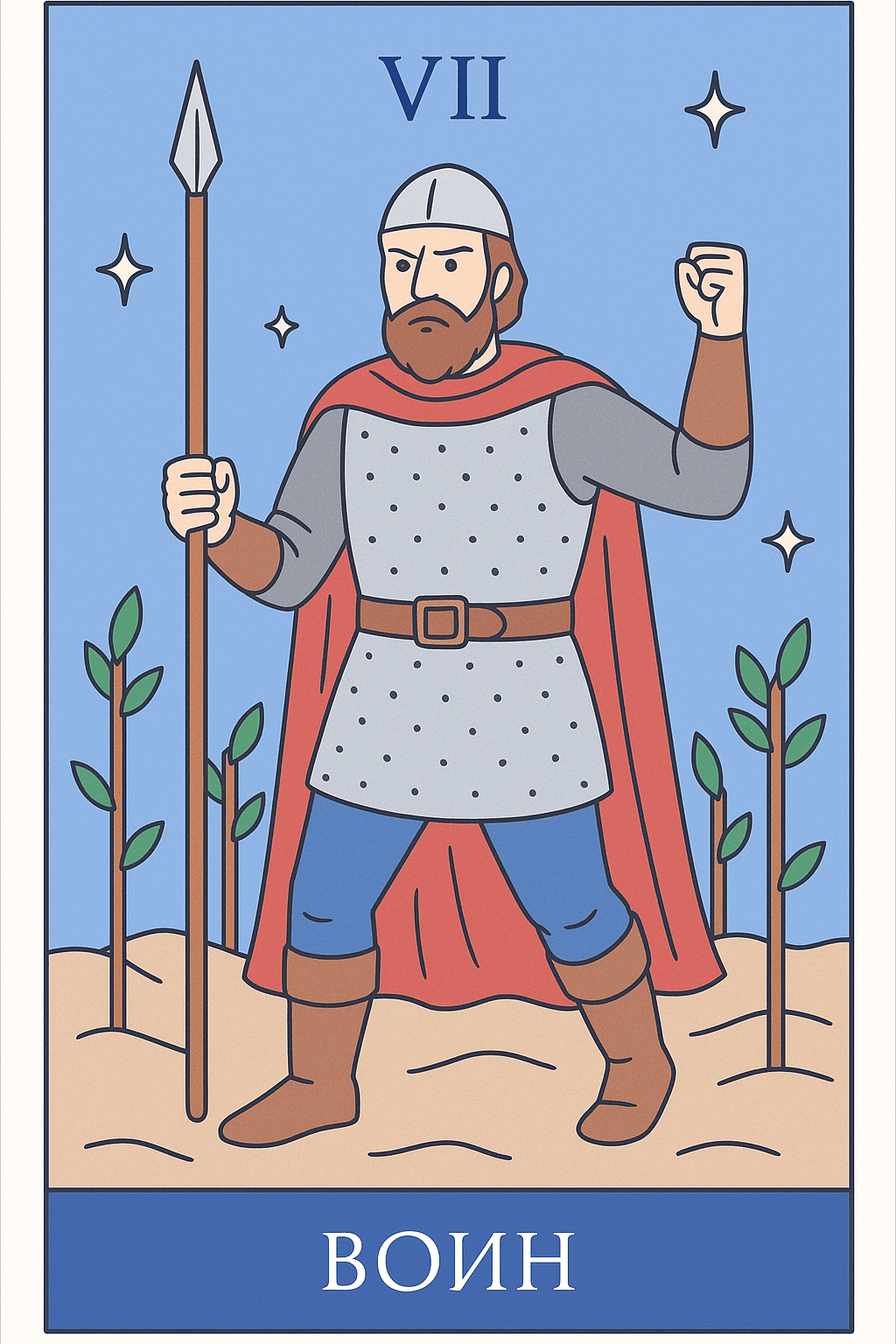 7 аркан: Воин